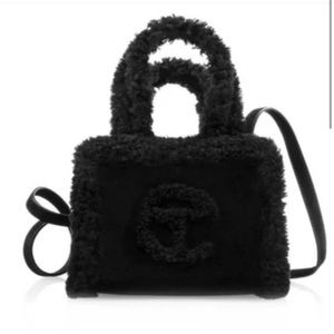 UGG X Telfar Small Shearling Trim Shopper Bag